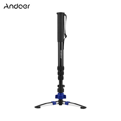 

Andoer Professional Aluminum Alloy 4-Section Telescopic Photography Monopod w Unipod Holder Twist Locking Design 14" 38" Screw