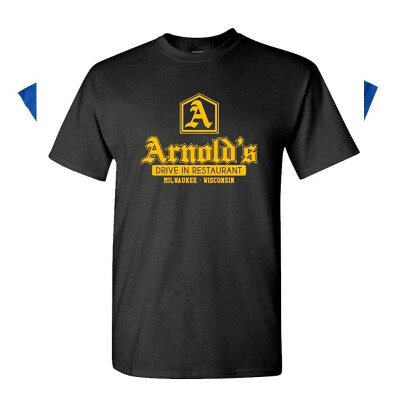 

Arnolds Drive in - Happy tv Diner Novelty - Mens Cotton T-Shirt