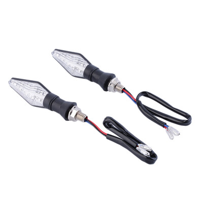 

2x 12 LED Double Color Motorcycle Turn Signal Indicator Light 3528 SMD