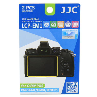 

JJC ЖКП-EM1 Olympus E-Р5 ОМД EM1 Е-М10, посвященные камеры экран фильм с высокой проницаемостью защиты царапин пленки экрана защитной пленка рукав 2