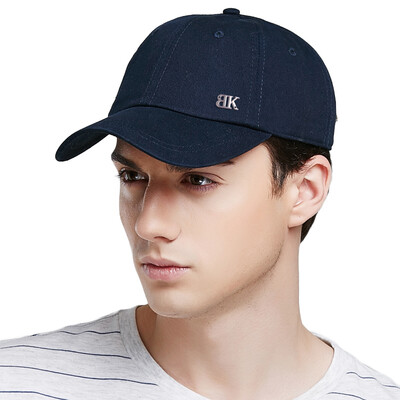 

Lan Shiyu M0220 baseball hat men spring&summer Korean solid color leisure duck tongue hidden blue