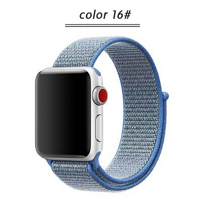 

Kebbit Nylon Sport Band for Apple Watch Series 4 3 2 1 38MM 42mm 40MM 44mm Soft Breathable Watch Strap Colorful iWatch Bands