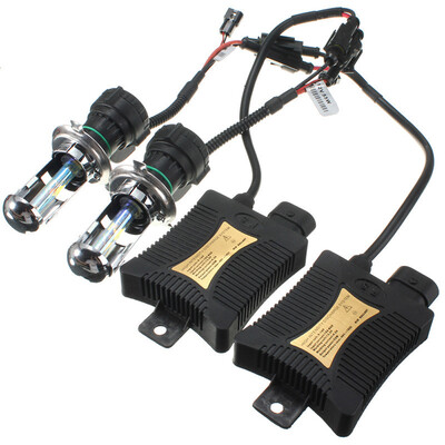 

55W HID Bi-Xenon HighLow Conversion Kit Slim Ballasts Car Front Light H4-3 12000K