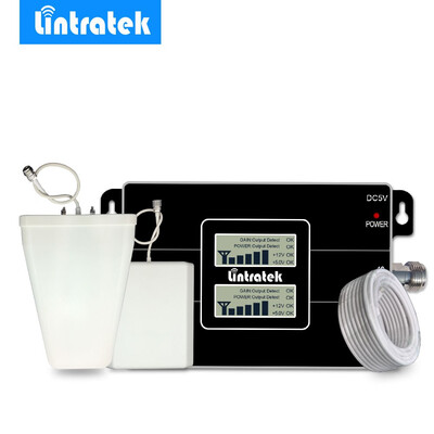 

Lintratek NEW LCD Signal Booster GSM 900MHz 3G UMTS 2100MHz Cell Phone Signal Amplifier Repeater for MTS MegaFon Beeline Tele235