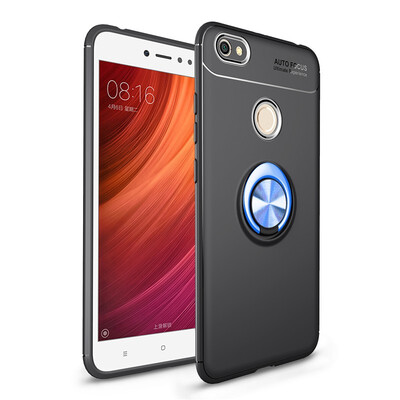 

Fivice Xiaomi Redmi note 5A case TPU metal ring shell magnetic bracket soft shell