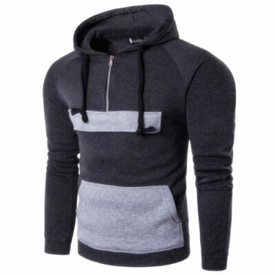 

Mens Winter Hooded Slim Fit Hoodies Sweatshirt Sweater Warm Coat Jacket PA