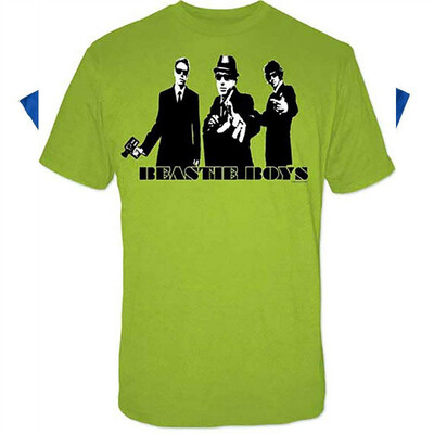 

Beastie Boys Mens Cut Out Mens T-Shirt Light Green