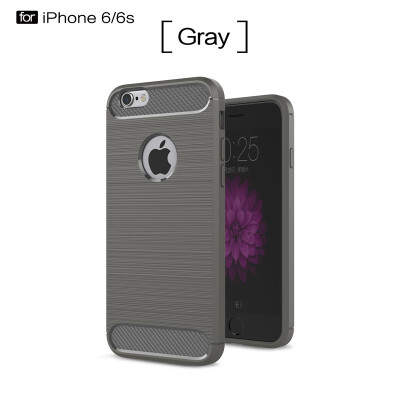 

Fivice iphone 6 case Luxury brushed carbon fiber TPU soft shell