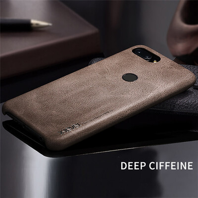 

X-Level Phone Case For Xiaomi Mi 8 Lite Luxury Concise Ultra Slim Soft PU Leather Full protection