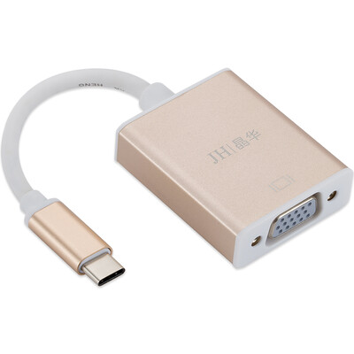 

Crystal King JH 3511 Type-C Adapter Type-C to VGA Converter Adapter Apple&39s new MacBook to VGAI adapter support USB-C port to connect the projector video adapter