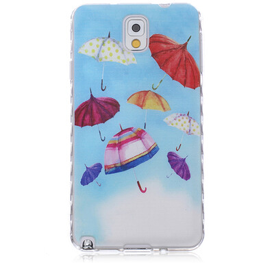 

umbrella Pattern Soft Thin TPU Rubber Silicone Gel Case Cover for SAMSUNG GALAXY Note 3
