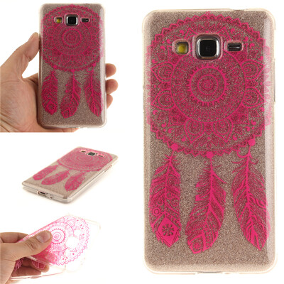 

Rose wind chimes Pattern Soft Thin TPU Rubber Silicone Gel Case Cover for Samsung Galaxy Grand Prime G530H
