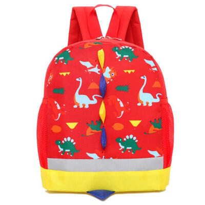 

Toddler Backpack Anti-lost Kids Children Bag Cartoon Dinosaur School Bag 4Colors