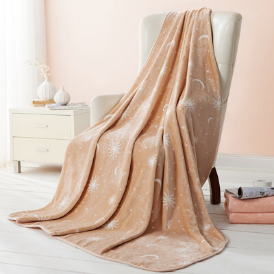 

Sleeping treasure somerelle blanket flannel blanket light camel 180 200cm
