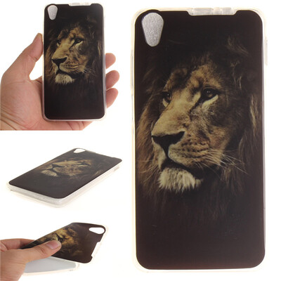 

Lions Pattern Soft Thin TPU Rubber Silicone Gel Case Cover for Lenovo S850