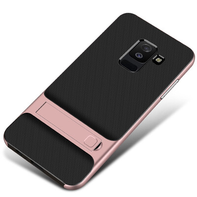 

Goowiiz Phone Case For Samsung Galaxy A6 2018A6 Plus 2018 Fashion Slim Shockproof Silicone TPU PC Hard Bracket