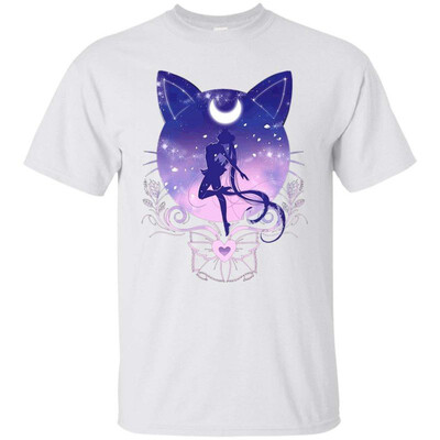 

Cute Moon Cat&Sailor Anime T-Shirt