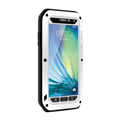 

Love mei FOR Samsung A5 2015 Case Metal Aluminum Armor Shockproof Gorilla Glass Phone Cover FOR Samsung Galaxy A5 2015 Case