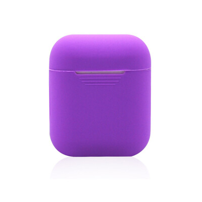 

Soft Silicone Shock Proof Protective Cover Case Headphones Storage Box Purple