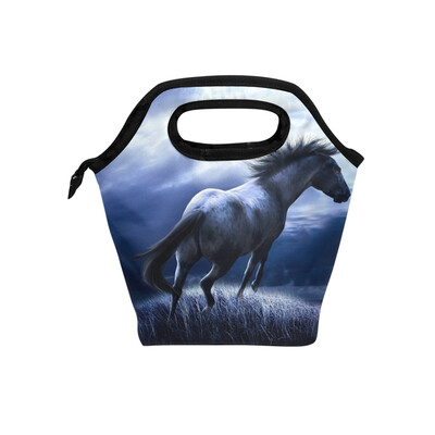 

Lunch Bag Tote Bag Fantasy Horse Travel Picnic Organizer Lunch Holder Handbags Lunch Bag Box