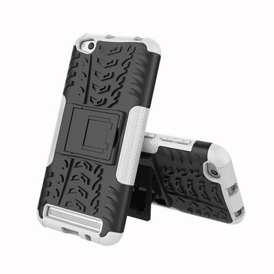 

Fivice Redmi 5A Case TPU anti-fall tire pattern back clip bracket phone case