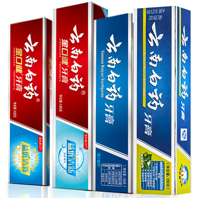 

Yunnanbaiyao [520] Здоровье 4 Kit зубная паста (Mint кудрявой мяты 120г + 150г + 145г + Zest Mint Mint льда цитраконовая 105g) старая и новая упаковка случайных волос