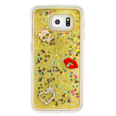 

Динамический Quicksand Блеск наливные Мягкая ТПУ чехол для SAMSUNG S7