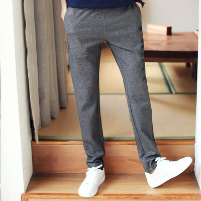 

ANTA men&39s trousers 95537748 knitted sports trousers Slim letters leg pants feet pants comfortable sports pants H150R gray gray 5 XL 180