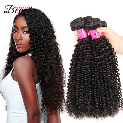 

Muse Lady Beauty Cheap Unprocessed Brazilian Virgin Hair Kinky Curly 4 Pieces Brazilian Kinky Curly Virgin Hair Weave Bundles Huma