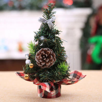 

20cm787" Christmas Tree Desk Dinner Table Decor Festival Party Ornaments Gift