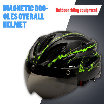 

NeillieN Helmet Bicycle riding goggles helmetCycling Goggles Helmet Mountain bike integral forming safety helmet