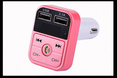 

Car Kit Handsfree Wireless Bluetooth FM Transmitter LCD MP3 Player USB Charger 21A Hands Free Car-styling Accessories