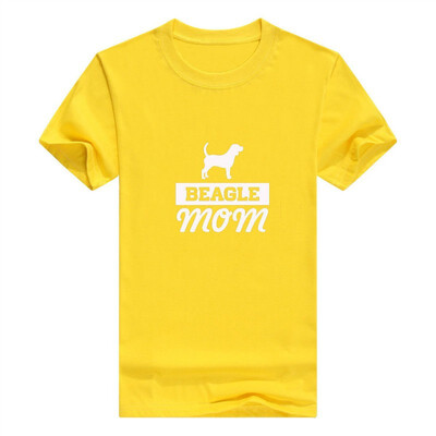 

Beagle Mom Dog Lover Graphic Mans T-Shirt Men Summer t-Shirtt-Shirt Funny