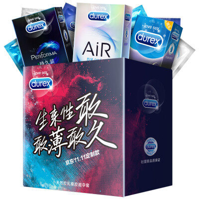 

Durex condom sets mens condoms dare to dare long custom gift box AiR hidden thin air 6 lasting 8 random 4 adult products Durex