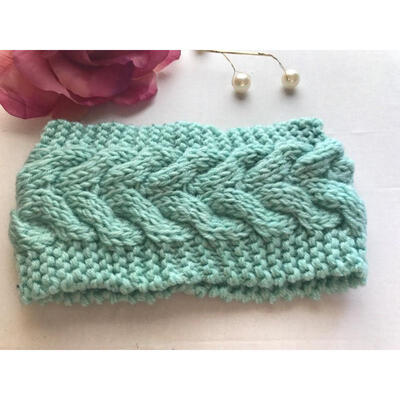 

Women Crochet Headband Knit Flower Hairband Ear Warmer Winter Headwrap Fashion