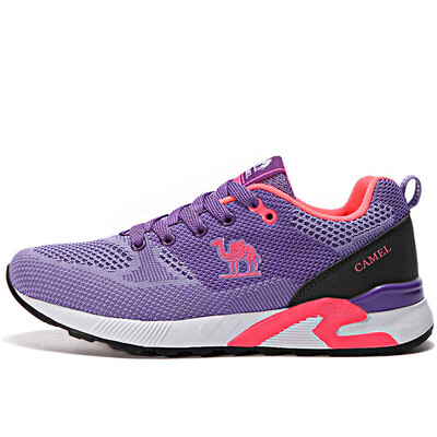 

Camel (CAMEL) cross-country running shoes female low to help breathable anti-skid sports running shoes A63397615 dark gray / peacock blue 37