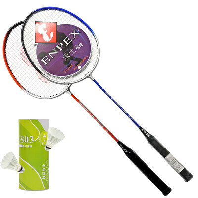 

Enpex badminton racket to shoot leisure&entertainment couple feathers S280 donated badminton