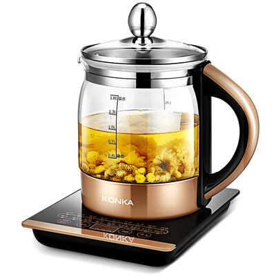 

Конка KONKA KHK-1809 (Z), медицина или горшок здоровья горшка 1.8L стеклянного реактор из нержавеющей стали 304 фильтр тепла дриблинга