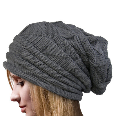 

MyMei Womens Winter Beanie Knit Crochet Ski Hat Oversized Cap Hat Warm