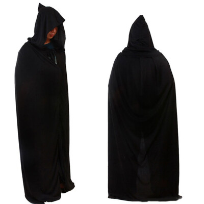 

MyMei Cosplay Halloween carnival costume hooded cape devil Tippet Coat Black