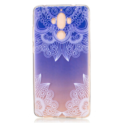 

Purple Butterfly Pattern Soft Thin TPU Rubber Silicone Gel Case Cover for HUAWEI Mate 9