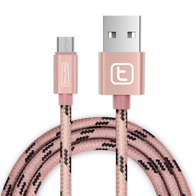 

Tulas TORRAS Andrews data cable charging cable for millet oppo Huawei usb line phone fast charge rose gold 15 m