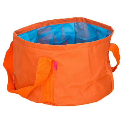 

MyMei 1 * 15 L Portable Foldable washbasin camping outdoor sink towel PEVA 30 * 18CM
