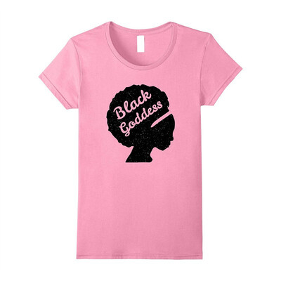 

Black Goddess - African American Woman Afro T-Shirt