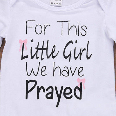 

4Pcs Newborn Infant Baby Girls Tops Romper Pants Hat Home Outfits Set Clothes