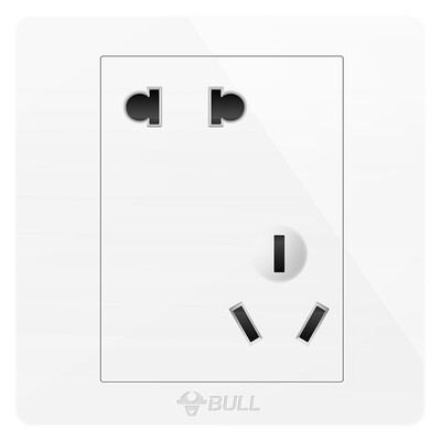 

Bull (БЫК) переключатель гнездо G07 серии винтовая пять отверстий переключатель 86 установлен гнездо панели G07Z223A белый 10