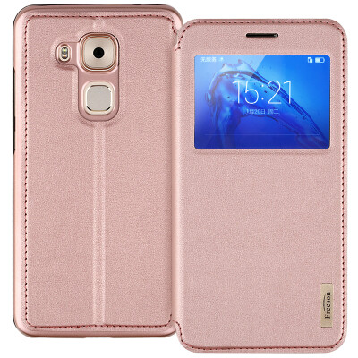 

Freeson Windows Holder Wings 5 ​​Smart Sleeve Case Phone Case for Huawei Wings 5 ​​ G9 Plus Rose Gold