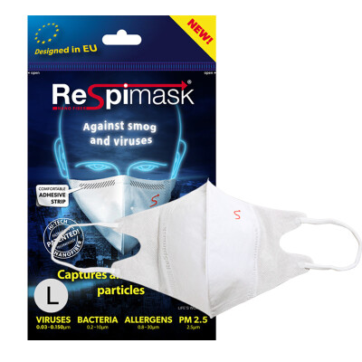 

Respimask nanofiber mask (type C)  Men's 1 light and breathable anti-fog haze PM2.5