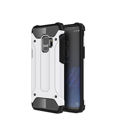 

Fivice Samsung Galaxy S9 case Luxury Silicone Diamond Armor PC Hard Shell Phone Case