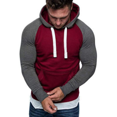 

Mens Winter Slim Hoodie Warm Hooded Sweatshirt Coat Jacket Outwear Sweater New